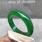 51mm Myanmar Natural Ice Green Jadeite Jade Bracelet Emerald Jade Bracelet
