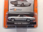 Greenlight Muscle Car Garage 1968 Dodge Charger R t Stock   Custom 1 64 Silver