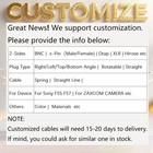 For Atomos Ninja V D-tap Power Cable 1 6-4ft Lock Dc For Blackmagic Video Assist