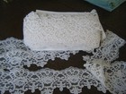 Vtg French Alencon Lace 10 Yards X4  Trim Mesh Lace Scalloped For Bridal Gowns