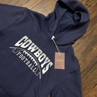 Nwt Dallas Cowboys Mitchell   Ness Throwback Sweatshirt Hoodie Youth Xl  C6