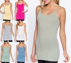 Xl 1xl 2xl 3xl Women Tank Top Plus Size Long Cotton Cami Spaghetti Straps No Bra