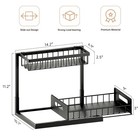 Vusign Under Sink Organizer And Storage 2 Pack Slide Out Cabinet Organizer Pull