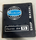 Beechcraft Travel Air 95 Shop Manual 95-590001-1 Original 1957