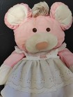 Vintage Fisher Price Puffalump Plush Pink Mouse 1987