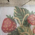 Printed Needlepoint Tapestry Gobelin  Kit With Floss  Needle 20x25 Cm  Rto