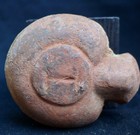 Nice Pottery Byzantine Oil Lamp With A Rare Decor  5th 6st Cent  Ad  Egypt