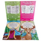 Lot Of 4 Adult Coloring Books Colorful Escapes Living Colors Nature Animals 