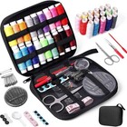Home Travel Sewing Kit Thread Threader Needle Tape Measure Scissor Thimble