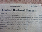 Old 1913 Maine Central Railroad Company 400 Shares    100 Stock Certificate Rr