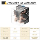  Electromagnetic Relay  High Power Relay Dpdt 2no 2nc 8 Terminals Ac110v 80a