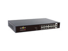 16 Port Gigabit Poe Switch 300w W  2 Sfp Uplinks