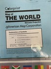 Hammond Colorprint Map Of The World Laminated Wall Map 50 x 38 