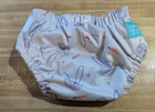 Pamper Pure Baby Size 0-6 Months Adjustable Waist Gray Bunnies Diaper Cover