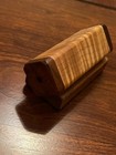 Handcrafted Wooden Kaleidoscope With Display Stand Artisan Hardwood Optical Toy
