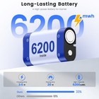 4x 6200mwh Upgraded Battery Pack For Xbox One X s series S x Controller New