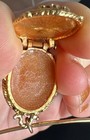 Toujours Moi De Corday Unicorn Gold Locket Solid Perfume Necklace Vintage Full