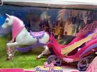 Vintage 2011 Barbie The Princess   The Popstar Horse Carriage Toy Toys R Us Rare