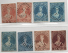New Zealand 1857-1863 S g   8  15 Imperf Unwatermarked C v    3 400 Light Cancels