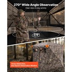 Uimoso Portable Hunting Blind 270   See Through Ground Deer Blinds 4-5 Person