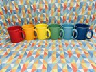 New Fiestaware 12 Oz Java Mug Set Of 6 Mixed Colors Fiesta Free Shipping 