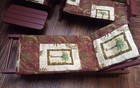 Vintage Wood Set Outdoor Furniture Miniature Dollhouse