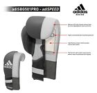 Adidas Adispeed Leather Boxing Gloves Black Sparring Training Muay Thai Mitts