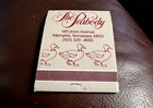 The Peabody Hotel  Memphis  Tn  Unstruck Feature Matchbook - Ducks 