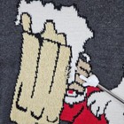 Ugly Christmas Sweater Men s Size Xl Santa Beer Thumbs Up Graphic Knit Warm Pull