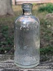 Listerine Vintage Bottle Has Sick Glass Look Natural Burial Patina Carnival 
