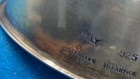 Tiffany   Co Italy  925 Sterling Silver Dome Bowl  Gold Wash 21 G  1    Tall