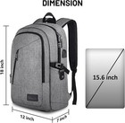 Mancro Laptop Backpack For Travel  Anti-theft Laptop Backpack For Men Business
