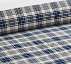 Pottery Barn Emerson Yarn Dyed Plaid Duvet Cover Cotton Classic Bedding New Tags