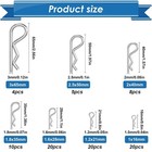 Cotter Pin Assortment Kit - 200 Pcs Hardware Pins Set 304 Stainless Steel