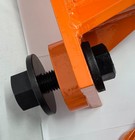 Pair 8x6 5 Shipping Container Wheels Lug Bolt-on Spindle Kit With Handle 9000lb