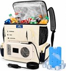 16qt Portable Electric Cooler Warmer Bag 32  f-140  f 12v 110v Camping Travel