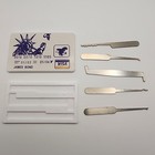 5 Piece Credit Card Lock Locksmith Pick Beginners Kit