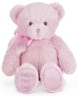 Bearington Pink Teddy Bear Plush  12 Inch Stuffed Animal For Girls 12  Pink