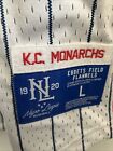 Ebbets Field Kansas City Monarchs  5 Jackie Robinson Jersey Size Large-nwt- 100 