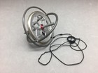 Vintage Metal Gyroscope Spinning Top Toy 1970s Classical Science W Cord Red Star