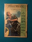 This Week Magazine Lot Of 6 1941-1944 Original Ww2 Vintage Newspapers Us Army
