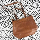 Madewell Women s The Zip-top Medium English Saddle Transport Tote Ae189
