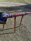 Rare Vintage 1960 Electro Lap Steel Guitar With Hard Case   Leg Stands