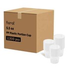 Karat 5 5oz Pp Plastic Portion Cups - Clear - 2 500 Ct  Fp-p550-pp