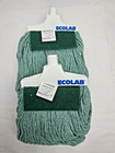Ecolab Floor Care Grease Release Mop 17 Oz Looped End 90060928 Green  Lot Of 2