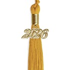 Endea Graduation Gold Tassel With Gold Date Drop