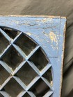 Antique Vtg Single 36 Lite Dome Glass Top Window Sash Shabby 28x31 Old 1224-25b