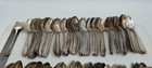 Lot Of 100 Assorted Vintage Silverplate Oval Soup Dessert Spoons - Lot 147