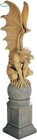 Gargoyle Statue Large Outdoor Stone Garden Vintage Antique Medieval Guardian Usa