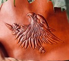Leather Embossing 3d Eagle Head Stamp Tool   Metal Leather Stamping Mold 